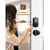 Tinewa Fingerprint Door Lock with 2 Door Knobs - Keyless