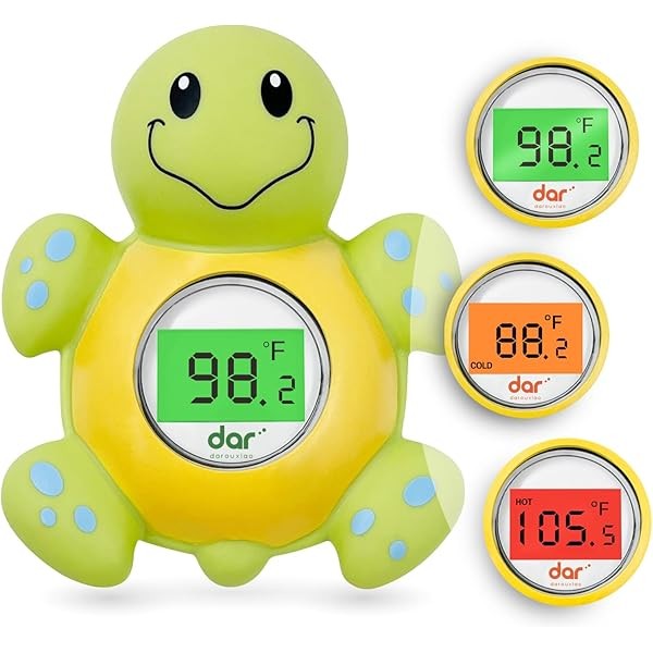 Baby Bath Thermometer, Digital Water Temperature Thermometers with 3 Color