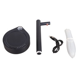 HURRISE Dispensador de botellas de agua inalámbrico, bomba de botella de agua eléctrica de computadora, desmontable, carga USB automática portátil para el hogar, cocina, oficina (negro)