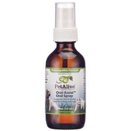 PetAlive Oral-Assist - Natural Homeopathic Formula Supports Oral and Dental Health in Dogs and Cats - Supports Healthy Teeth and Gums in Pets - 59 mL