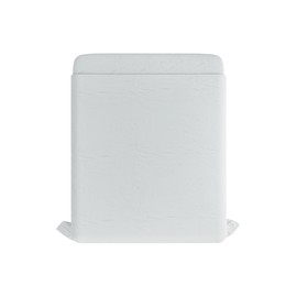 MAX COLOR Top Sheet, 100% Cotton, Plain, White, Maxi Double 270 x 300 cm