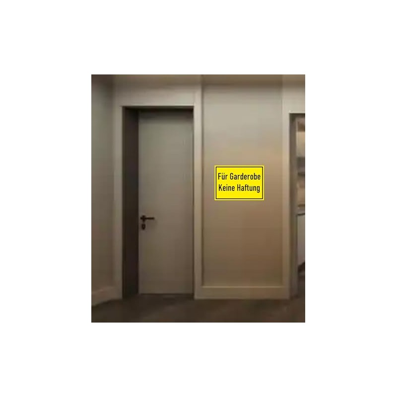 Daged For Wardrobe No Liability Sticker 23 x 16 cm
