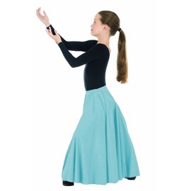 Eurotard 13674c Child Triple Panel Lyrical Skirt ,Lieutenant Blue,One Size Fits All