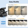 Vekkia 14 LED Rechargeable Book-Light with Clamp for Reading at