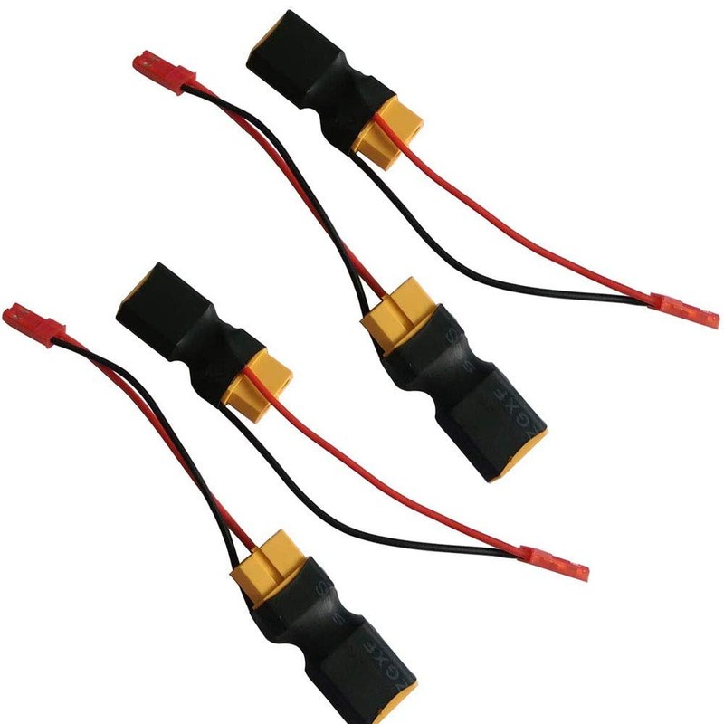 XT60 Male to Female Connectors with JST Female in-line Lipo