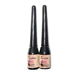 2 PACK! Prosa 4 in 1 Delineador Black Liquid Eyeliner - Tintero (Felt Tip)