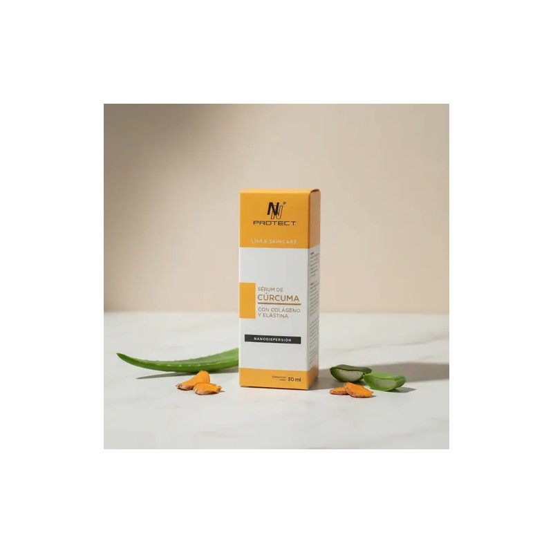 Sérum Facial Cúrcuma Colágeno Elastina Nn Protect 30ml