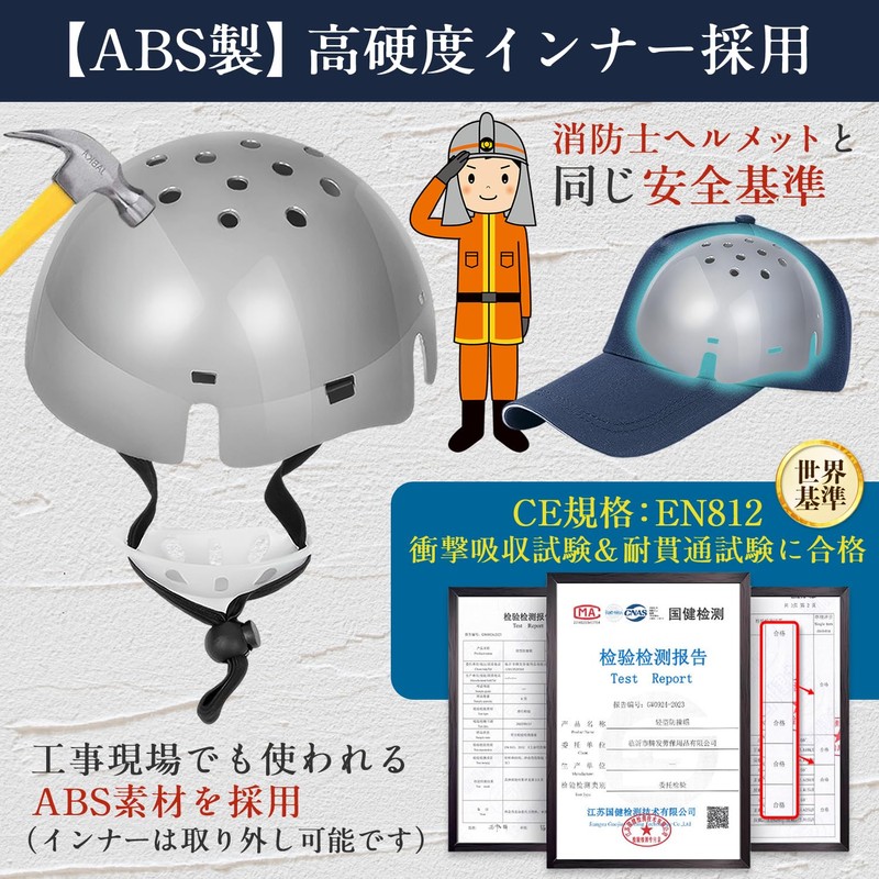 CE Certified, Hat, Disaster Preparedness Helmet, For Adults, Stylish, Hat,