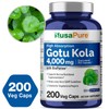 NusaPure Gotu Kola Capsules 20:1 Extract, 200 mg Equivalent to