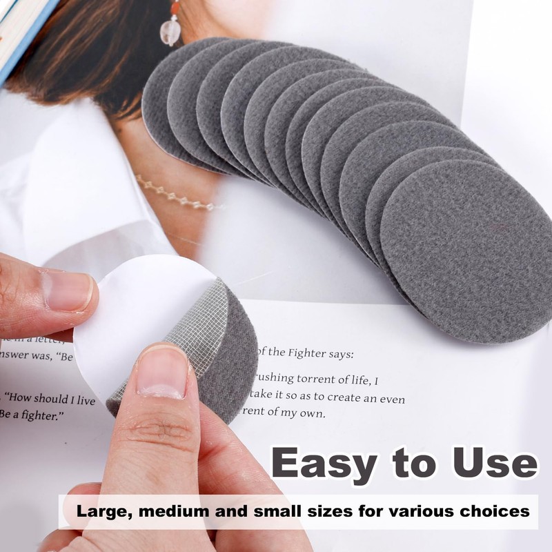 48pcs Moleskin Adhesive Pads, Round Padding Prevention Tape Foot Cushion