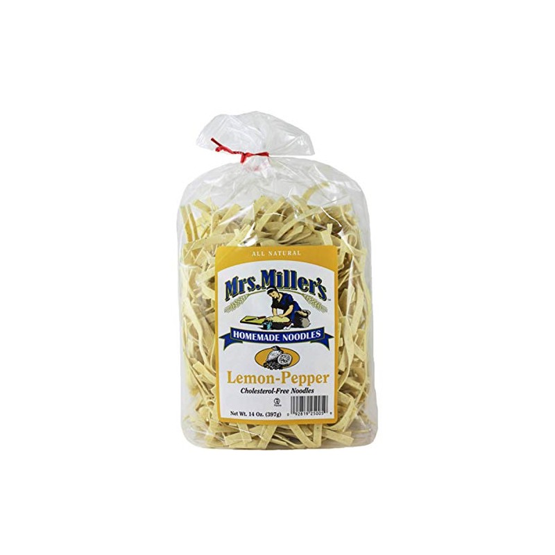 Mrs. Miller's Homemade Noodles, Lemon-Pepper, All Natural & Cholesterol Free,