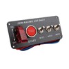 Toggle Switch Ignition 5 in 1 12V 40A Carbon Fibre