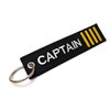 Captain Luggage Tag | Keychain | 4 Gold Stripes |