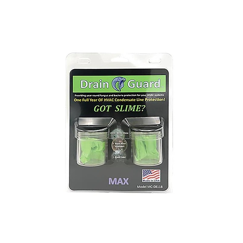 Pack of (2) Drain Guard MAX Replacement (4) Cartridges Total