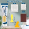 2 Pack Drywall Repair Kit,Wall Mending Agent with Scraper,Drywall Patch