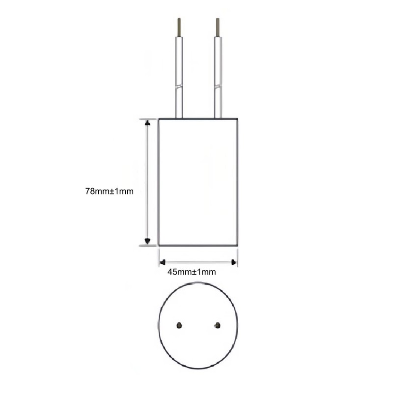 80UF MFD CBB60 Motor Run Capacitor 250VAC Volts Round Cylinder
