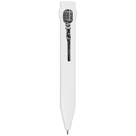 Azeeda 'Retro Microphone' Flat Magnetic Pen (MP00024697)