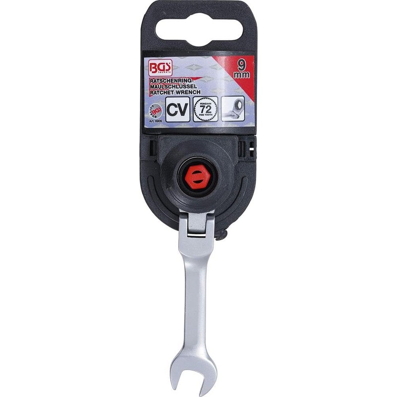 BGS 6909 | Ratchet Ring Spanner | Short | 95