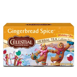 Celestial Seasonings Herbal Tea, Gingerbread Spice, 20 Count Box