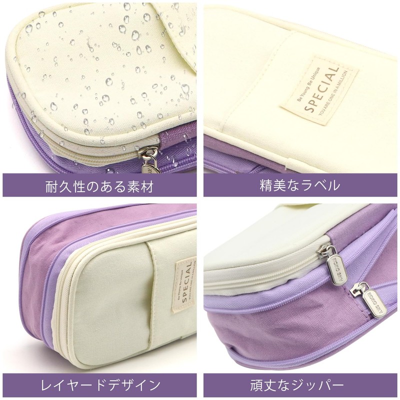 CAMMIC Pencil Case, Large Capacity, Pencil Case, Multi-functional, Tool Pouch,