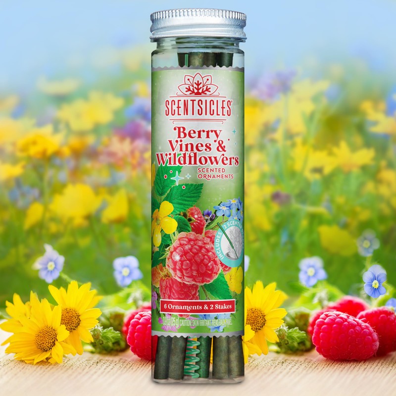 NEW Scentsicles Berry Vines & Wildflowers Scented Sticks with 2