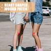 Heart-Shaped Bandages 25 Pcs Cute Adhesive First Aid Patch Stickers