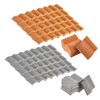 jingfei 200Pcs Roof Tiles Set Miniature Tiles Mini Shingles Tile