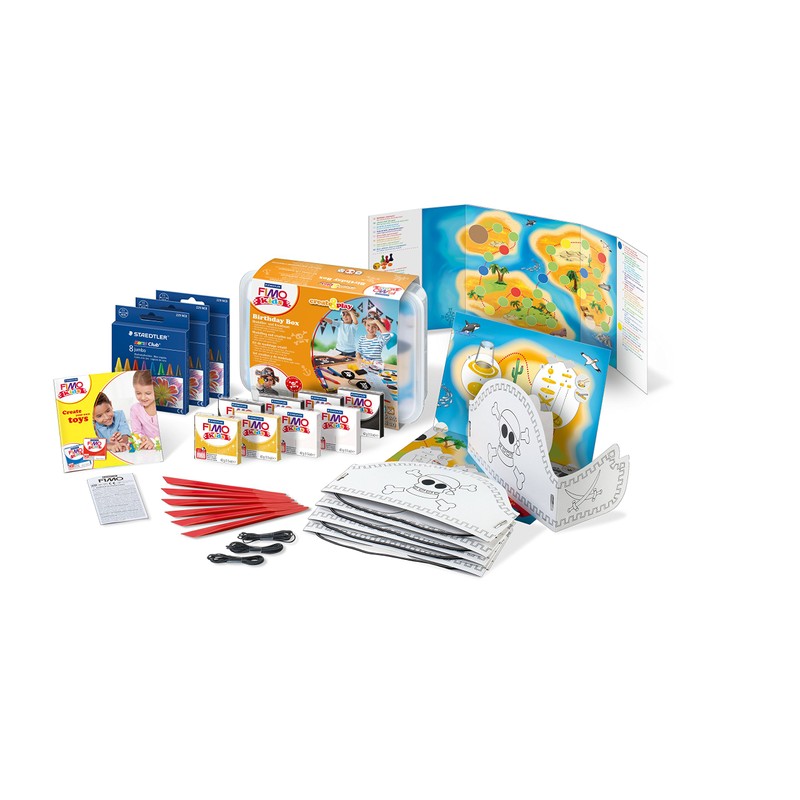 FIMO Kids Create and Play Birthday Box Pirate
