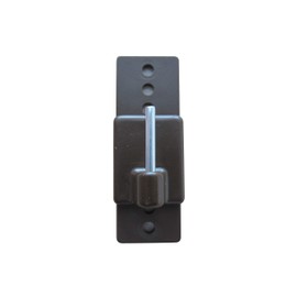 Ganci adesivi per tende, autoadesivi, regolabili, bianco, marrone, antracite, 4, 8, 12, 20, 50, 100 pezzi (12 pezzi, marrone)