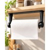 Kitchen Roll Holder, Under Cabinet Paper Towel Holder, Aluminium Base
