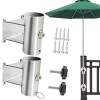 Su Ying Patio Umbrella Holder StandOutdoor Deck Mount 1.75 Diameter