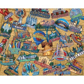 Dowdle Jigsaw Puzzle - Travel America - 300 Piece