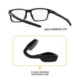 Thicker Size Nose Pads Replacement for Oakley Metalink OX8153/Low Key OO9433 Eyeglasses Frame, Silicone Soft Nose Pieces