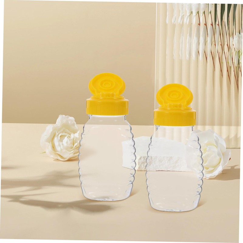 STOBAZA Refillable Honey Containers Pack Mini Honey Bottles Leakproof for