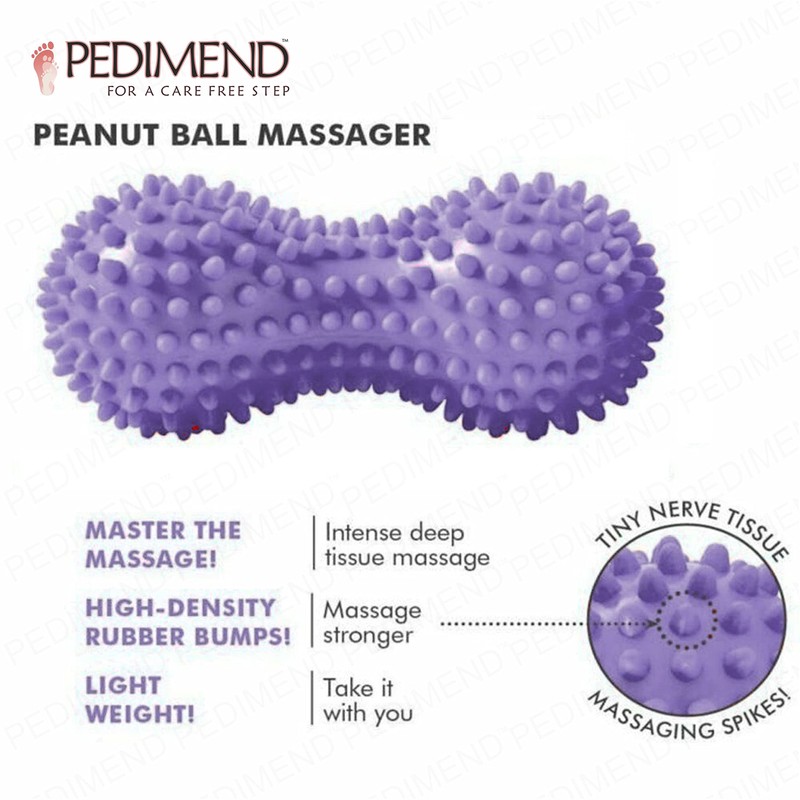 Pedimend Peanut Shape Massage Ball Roller | Best for Plantar