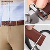 Bulliant Men's Belt Leather Reversible Belt 30 mm One Belt