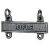 US Army Rifle Qualification Bar Silver Oxide