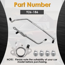 926-186 Passenger Side Turbo Coolant Line Kit Compatible with F150 2011-2016; Transit 150/250/350/350 HD 2015-2021; Expedition 2015-2017; Lincoln Navigator 2015-2017