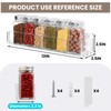 Xlxker Acrylic Spice Racks for Wall Mount, 2-Pack Clear Cabinet