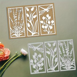 Lapoo Flowers - Troquel de corte de metal para álbumes de recortes, plantillas duraderas, cortadas para álbum de recortes, álbumes de fotos, tarjetas de papel, suministros para hacer tarjetas, relieve