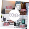 Ipetboom LED Digital Alarm Clock with USB Charging Brightness Temperature