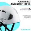 LOHASWORK Hard Hats Construction ANSI Approved Adjustable Lightweight Vented Cascos