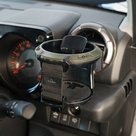 Tsuchiya Yac PF-361 Car Goods RUGGED Drink GR Moss Green Length 5.3 x Width 4.4 x Height 8.3 inches (13.4 x 11.2 x 21 cm)