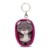 NICI Keyring Sleeping Pets Cat Grey 8 cm