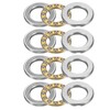 sourcing map 4pcs F12-20M Thrust Ball Bearings, 12mm x 20mm