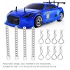 equlup RC Body Post, High Strength Aluminum Alloy RC Car