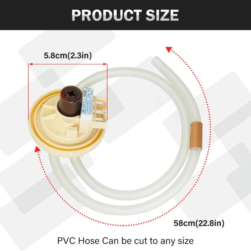 for LG 6501EA1001C 6501EA1001R Washer Water Level Pressure Sensor Switch