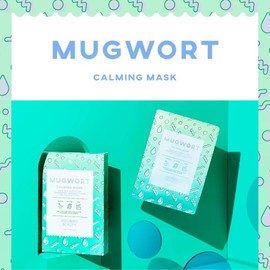 Megut Beauty | Magwart Calming Mask 5 Pieces | MUGWORT CALMING MASK 5EA Face Mask Pack Magwort Mugwort Mugwort Mugwort Extract Deer CICA Asia Korean Cosmetics Korean Skin Care | mgb skin