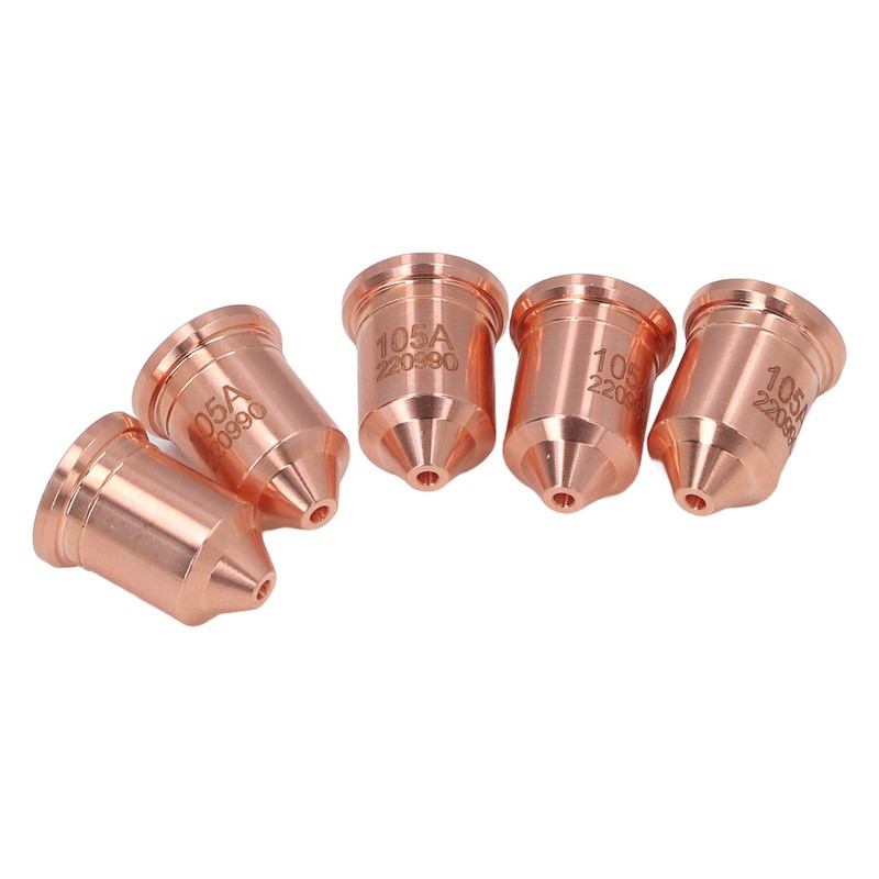 5 Pcs 220990 Nozzle Tip Brass Plasma Cutting Torch Nozzle