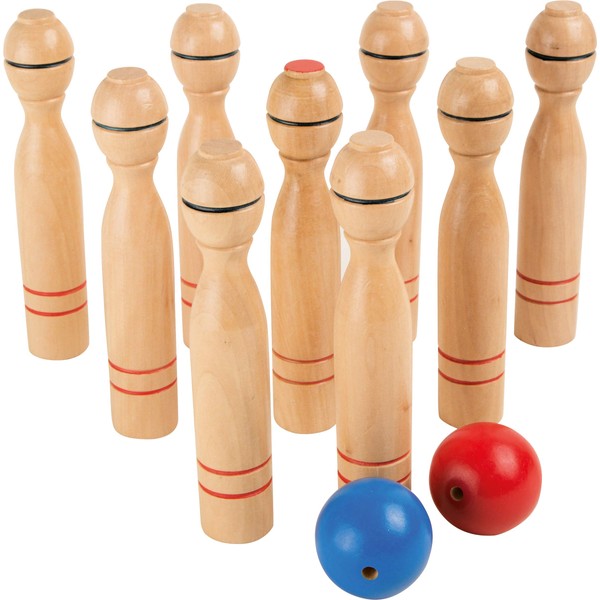 Wooden skittles game large